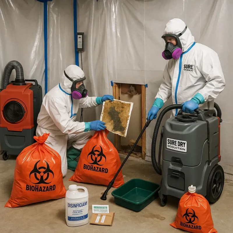 Contaminated Water Handling Protocols process in Ellendale, ND